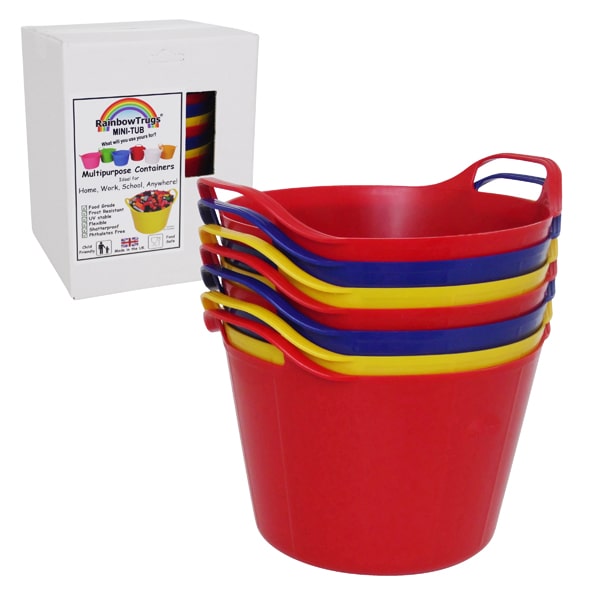 Rainbow Trug Mini-Tub® PRIMARY COLOURS Collection